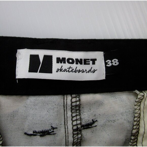 Monet Skateboards Pants 38 Cargo Camouflage Double Knee Baggy Skater - Picture 9 of 11